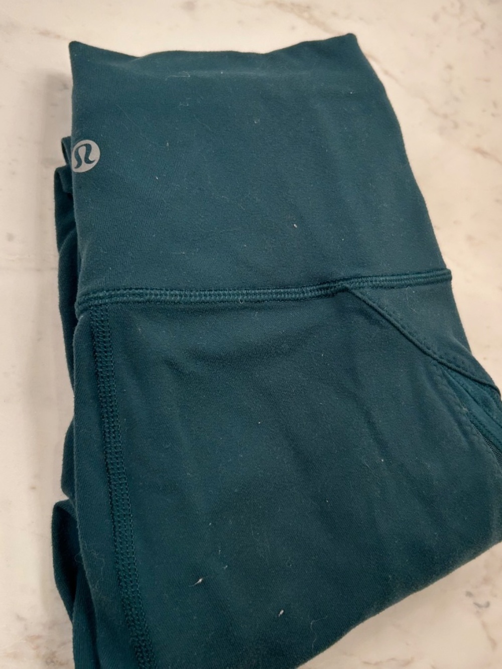 Lululemon Forest Green Mesh Athletic Leggings - Picture 7 of 10
